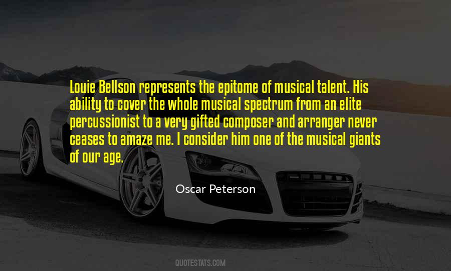 Quotes About Musical Talent #825274