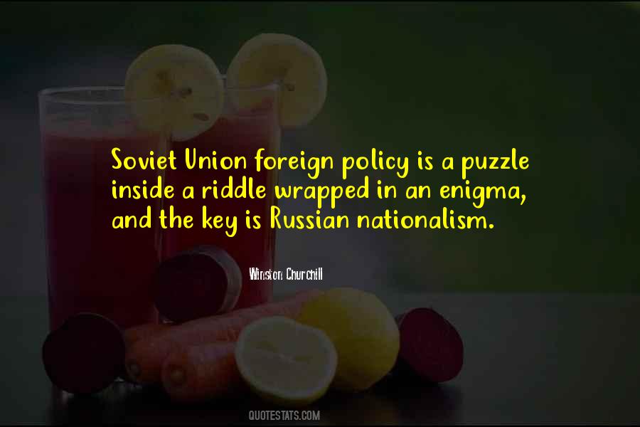 Quotes About Soviet Foreign Policy #1679192