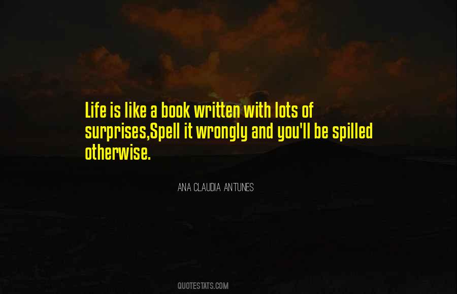 Quotes About Life Is Like A Book #646179