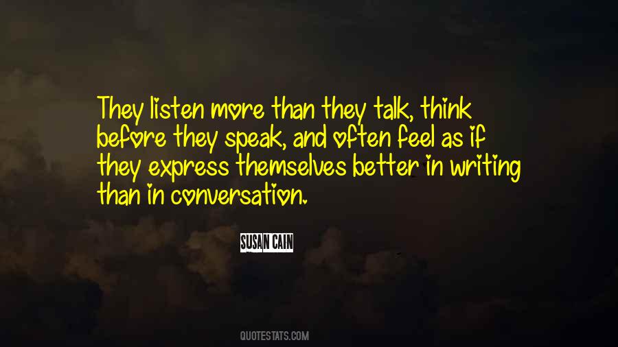 Think Before Speak Quotes #538863