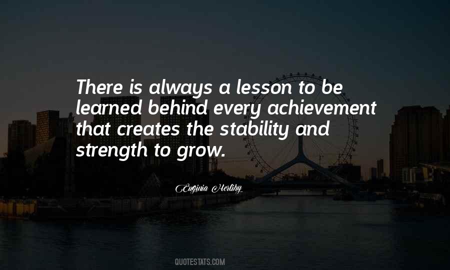 Quotes About Stability And Strength #978443