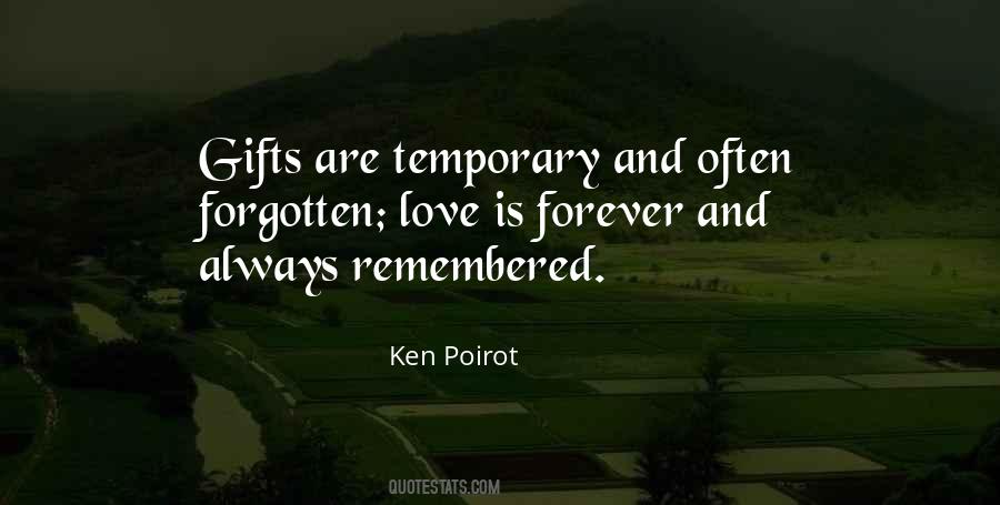 Quotes About Remembered #1684636