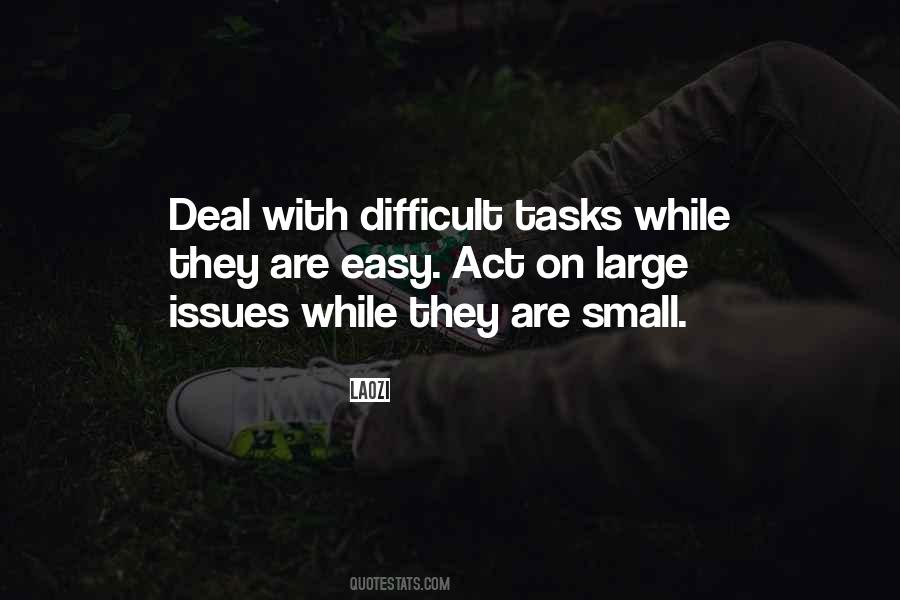 Small Tasks Quotes #520901