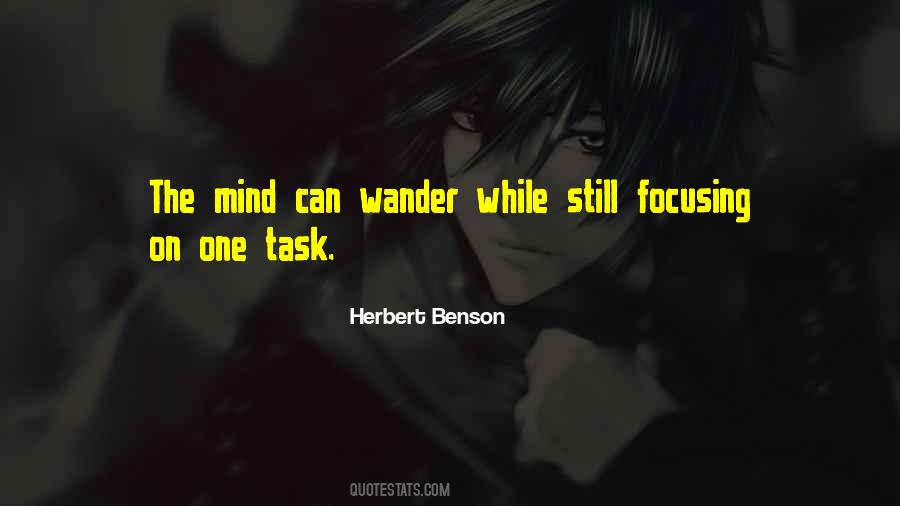 Quotes About Focusing #1244840