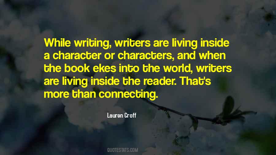 Living Writers Quotes #1542927