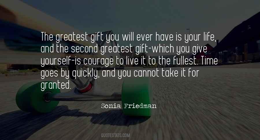 Quotes About Greatest Gift #1324575