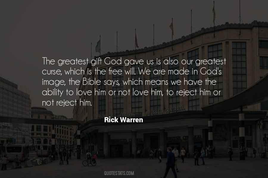 Quotes About Greatest Gift #1434603