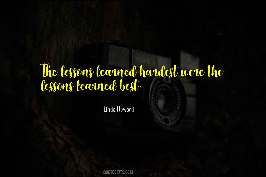 Quotes About Lessons Learned #1355043