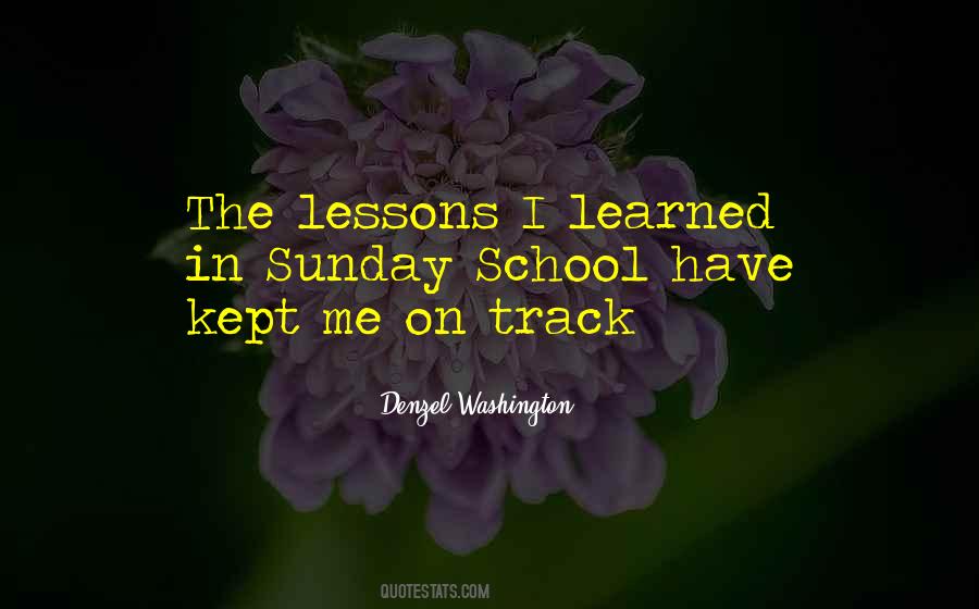 Quotes About Lessons Learned #162175