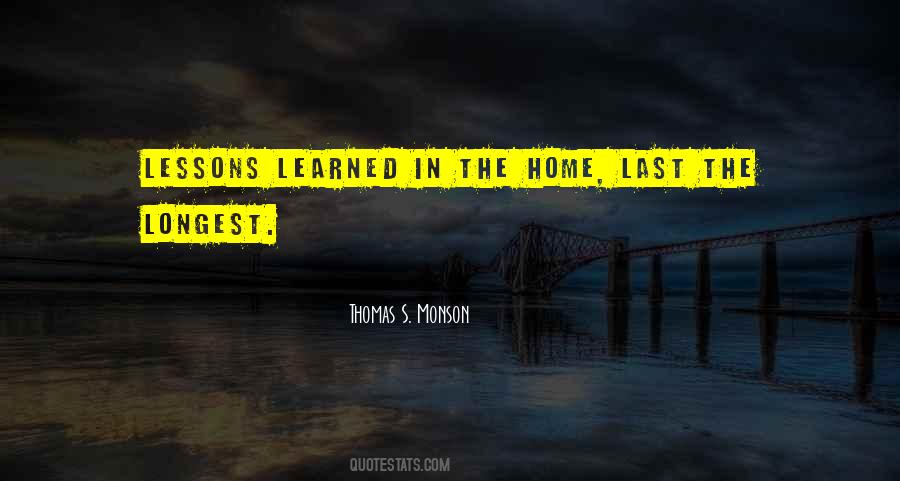 Quotes About Lessons Learned #1707371