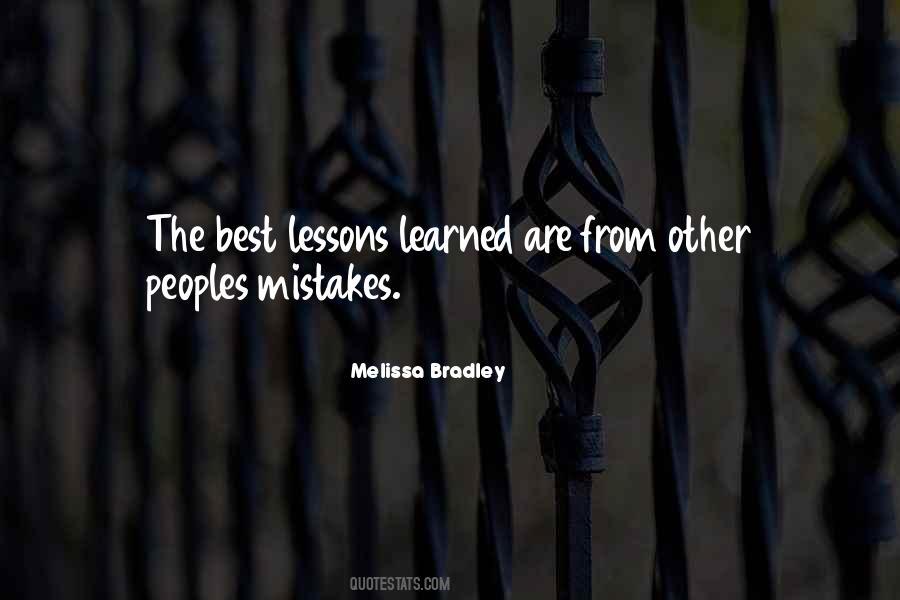 Quotes About Lessons Learned #1765048