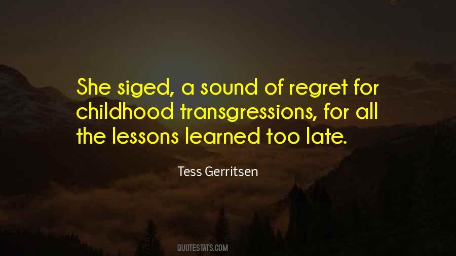 Quotes About Lessons Learned #1777267