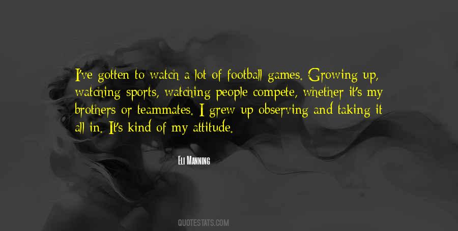 Quotes About Football Games #873379