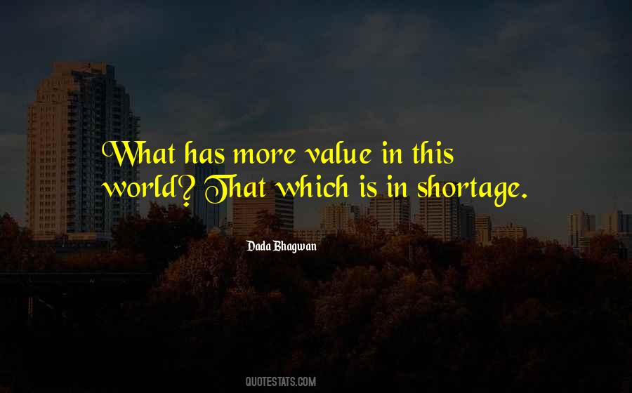 Quotes About Shortage #1503259