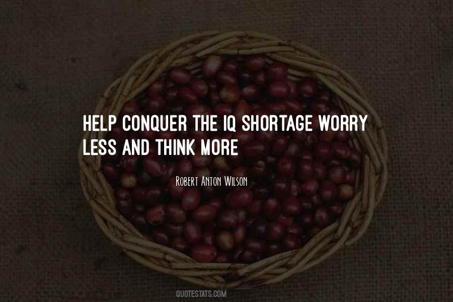 Quotes About Shortage #1799624