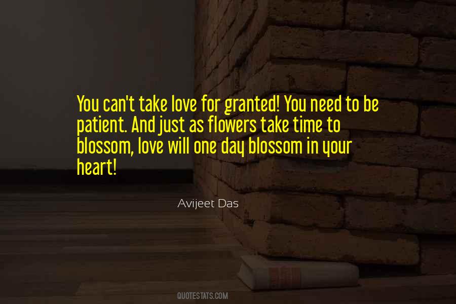 Quotes About Granted Love #683441