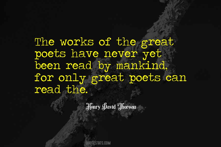 Quotes About Great Poets #1821751