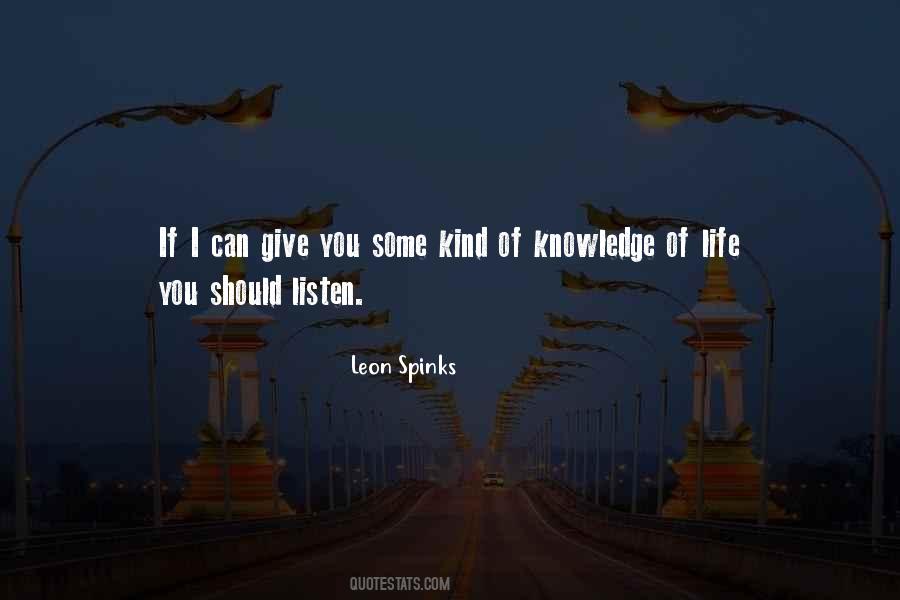 Knowledge Of Life Quotes #1325083