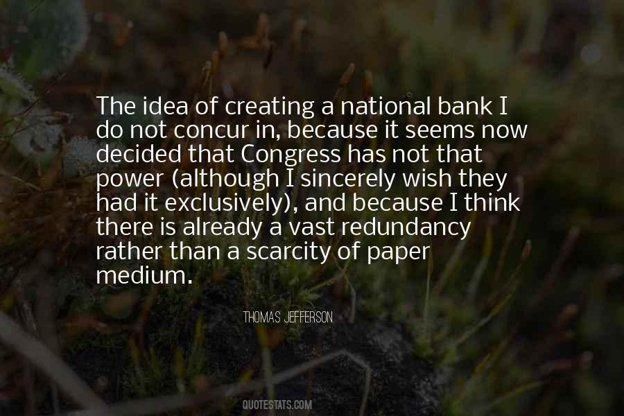 Bank Paper Quotes #561818