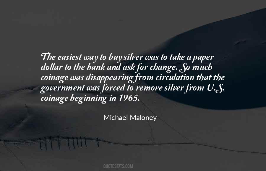 Bank Paper Quotes #930904