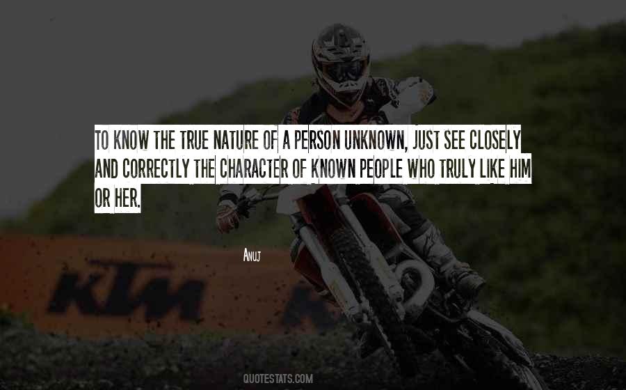 Quotes About Nature Of A Person #1836961