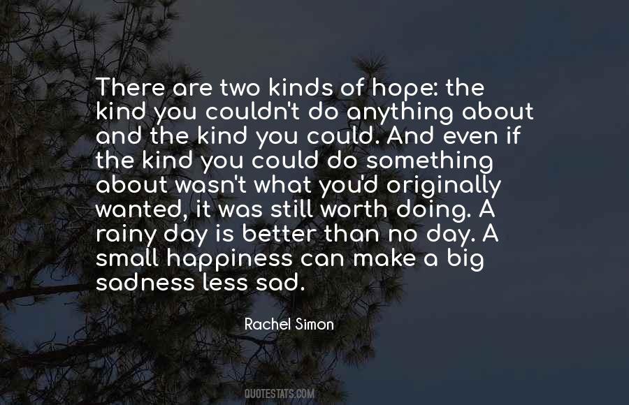 Quotes About Sadness And Hope #1501760
