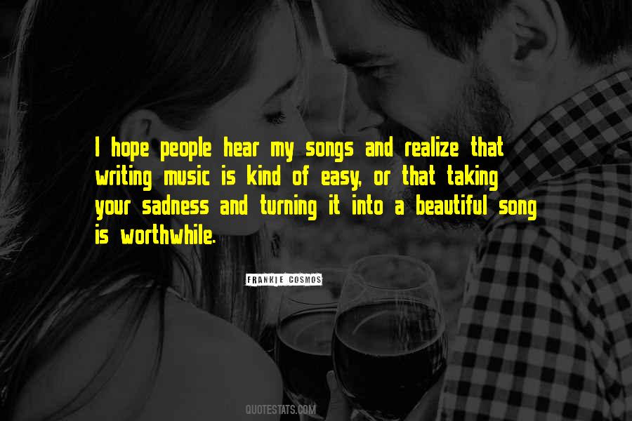 Quotes About Sadness And Hope #1796233