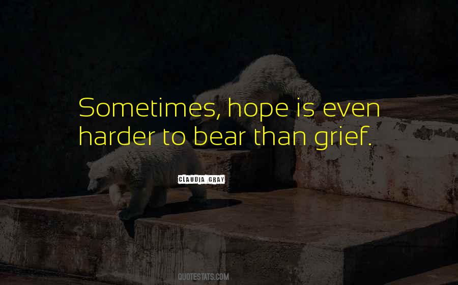 Quotes About Sadness And Hope #96963