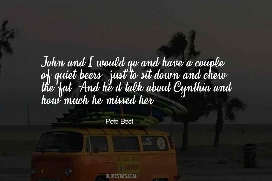 Quotes About Cynthia #661901