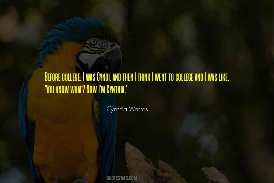 Quotes About Cynthia #743572