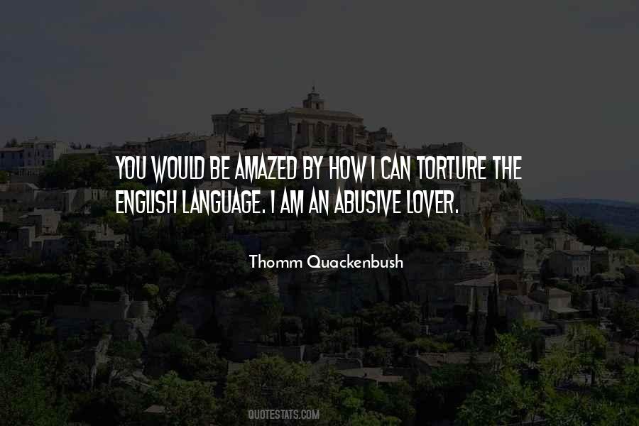 Quotes About Abusive Language #812173