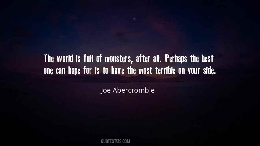 Monsters Them In The After Quotes #1176295