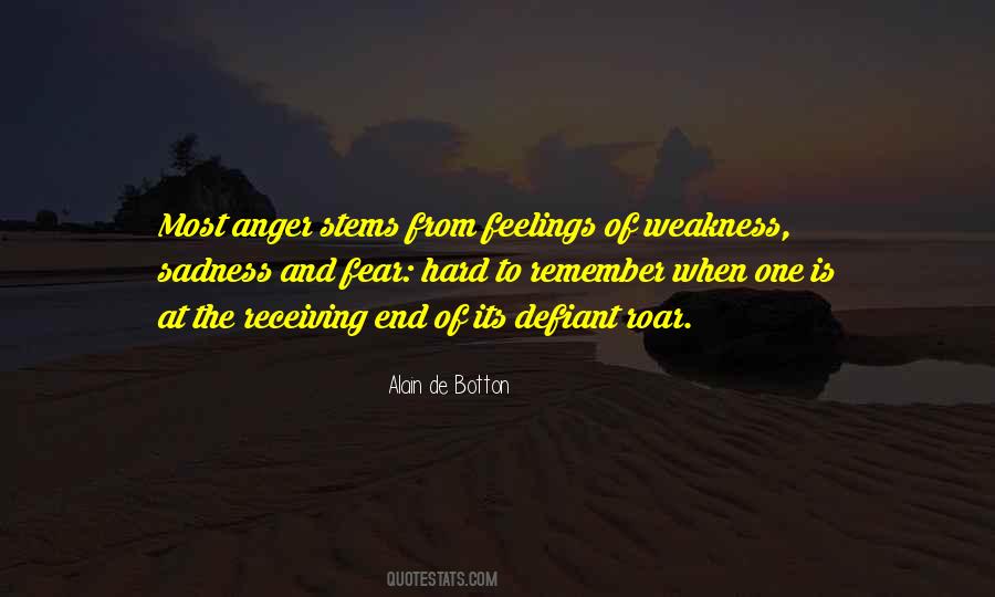 Quotes About Sadness And Anger #776466