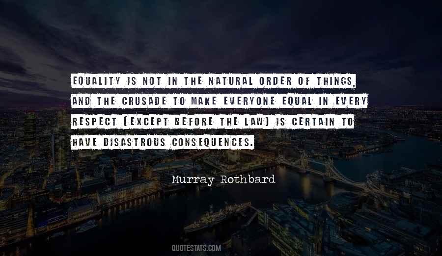 Quotes About The Natural Order Of Things #1211335