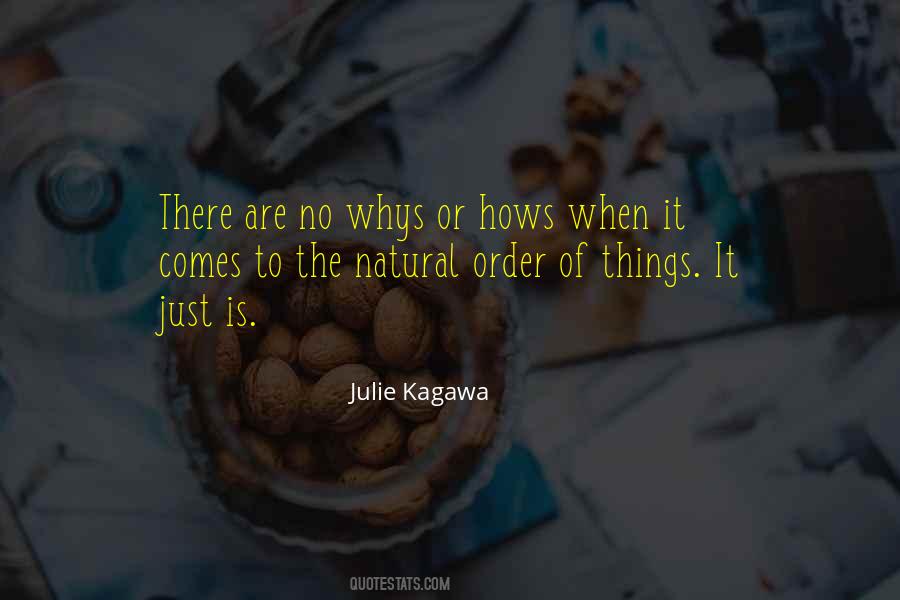 Quotes About The Natural Order Of Things #808594