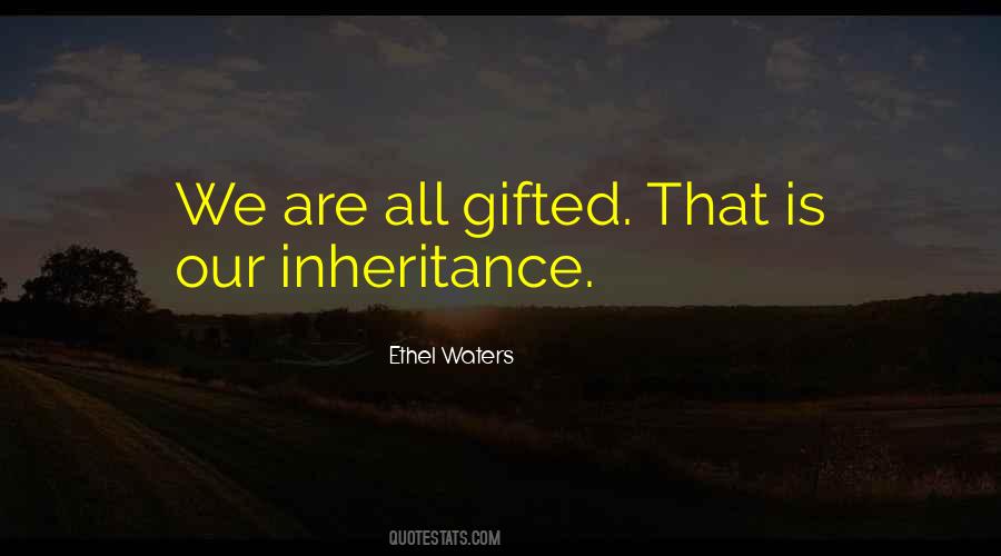 Quotes About Our Inheritance #999423