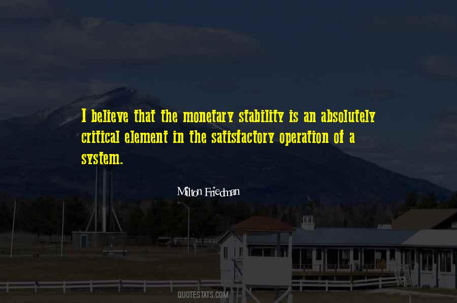 Stability Is Quotes #1011018