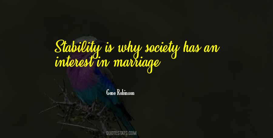 Stability Is Quotes #293702