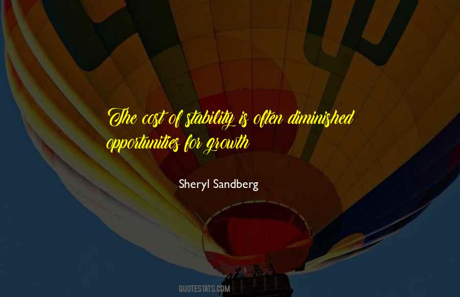 Stability Is Quotes #505806
