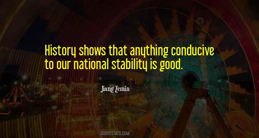 Stability Is Quotes #720862