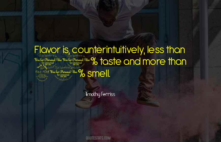 Quotes About Taste And Smell #215413