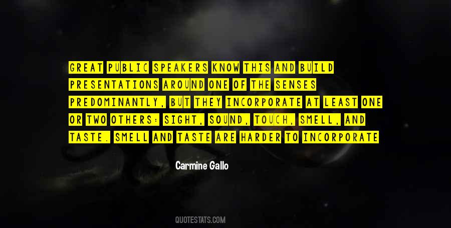 Quotes About Taste And Smell #739437 Quotes About Taste And Smell #739437