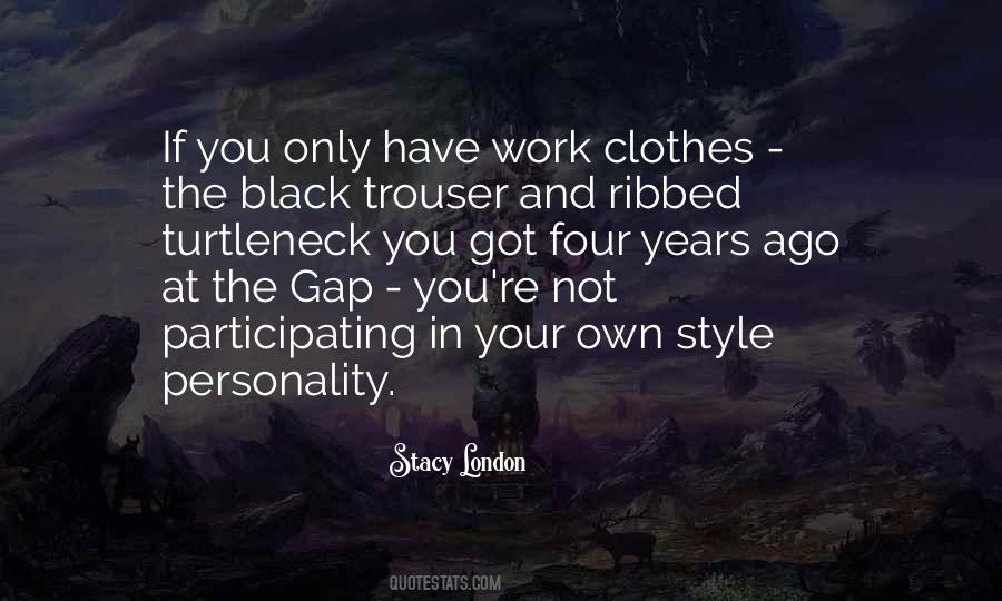 Quotes About Black Clothes #103763