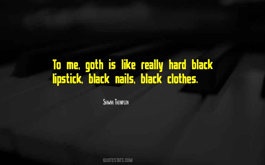 Quotes About Black Clothes #137752