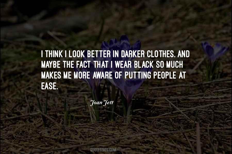 Quotes About Black Clothes #1530403