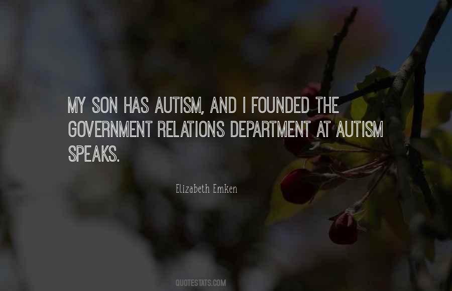 Quotes About Autism Speaks #268470