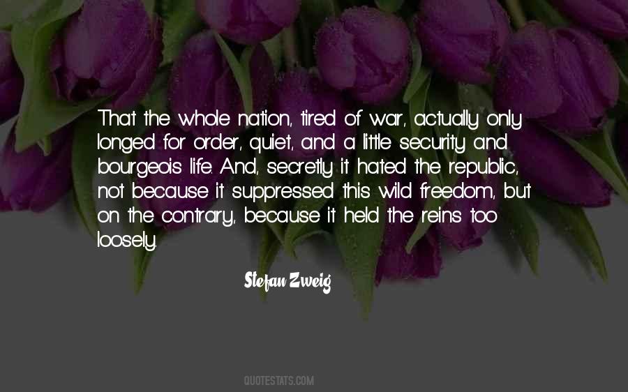 Quotes About Freedom And Security #1337025
