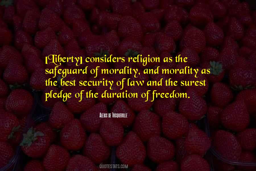 Quotes About Freedom And Security #1758450