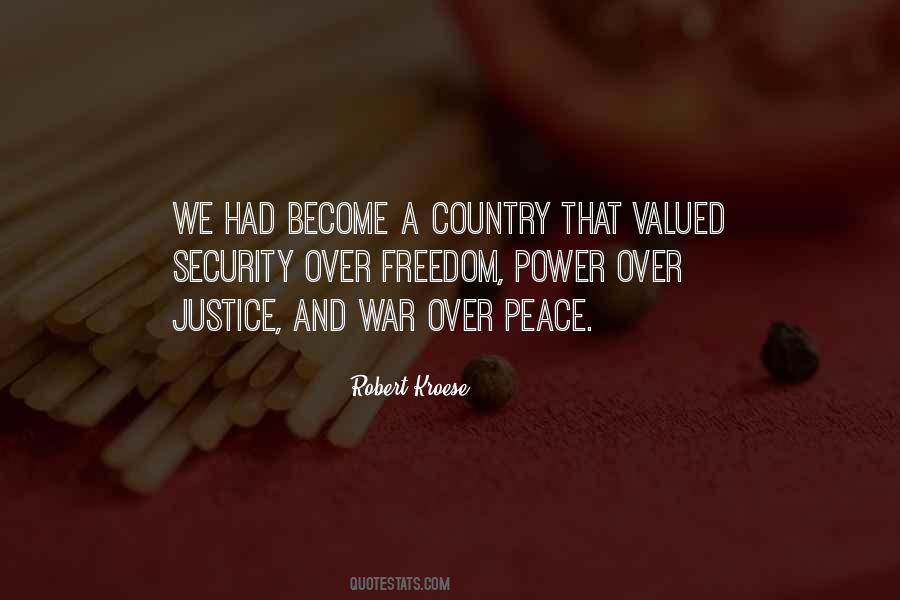 Quotes About Freedom And Security #1788165