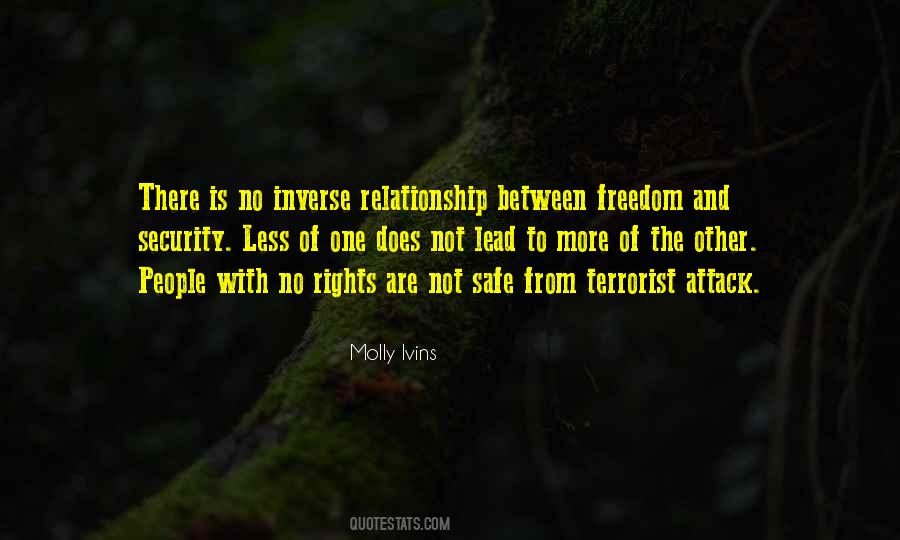 Quotes About Freedom And Security #1852756